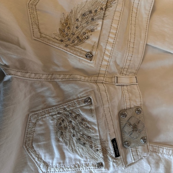 Miss Me Denim - Miss me 31 waist skinny jeans with embellished pockets